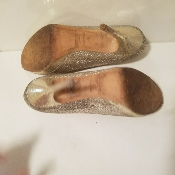 JIMMY CHOO - Sparkly open toe heels - Picture 5 of 7
